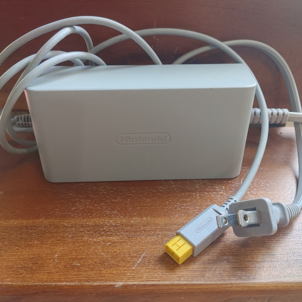 Nintendo Wii U AC Adapter Power Supply Cord OEM WUP-002(USA) Gray